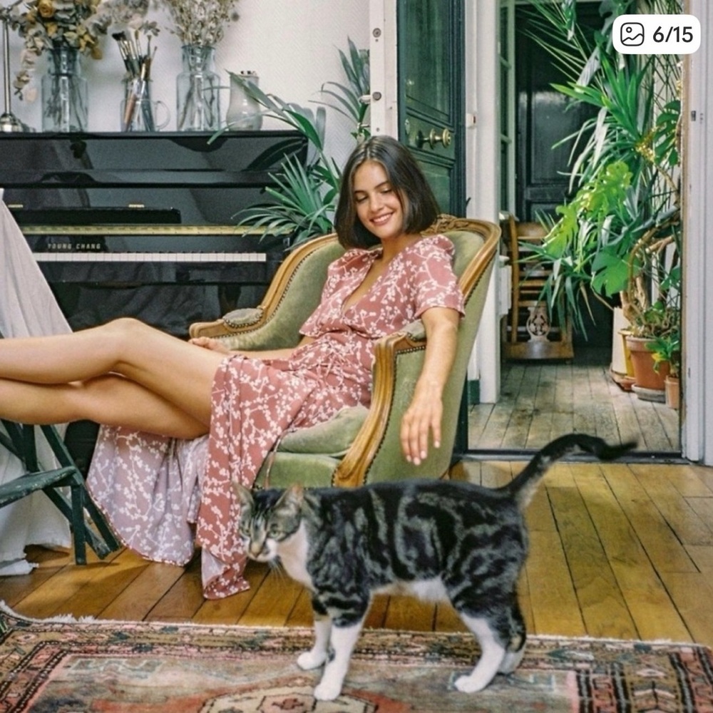 ISO ROUJE GABIN DRESS IN PINK HOLLY